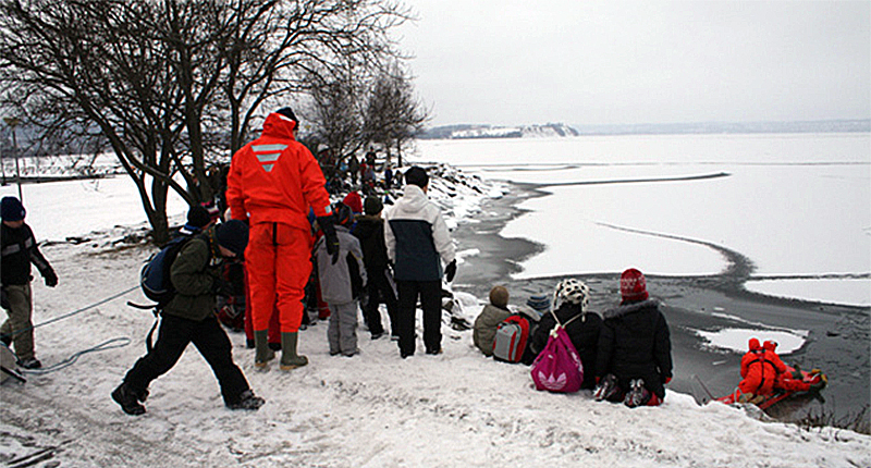 Warning for lakes with weak ice in Jönköping