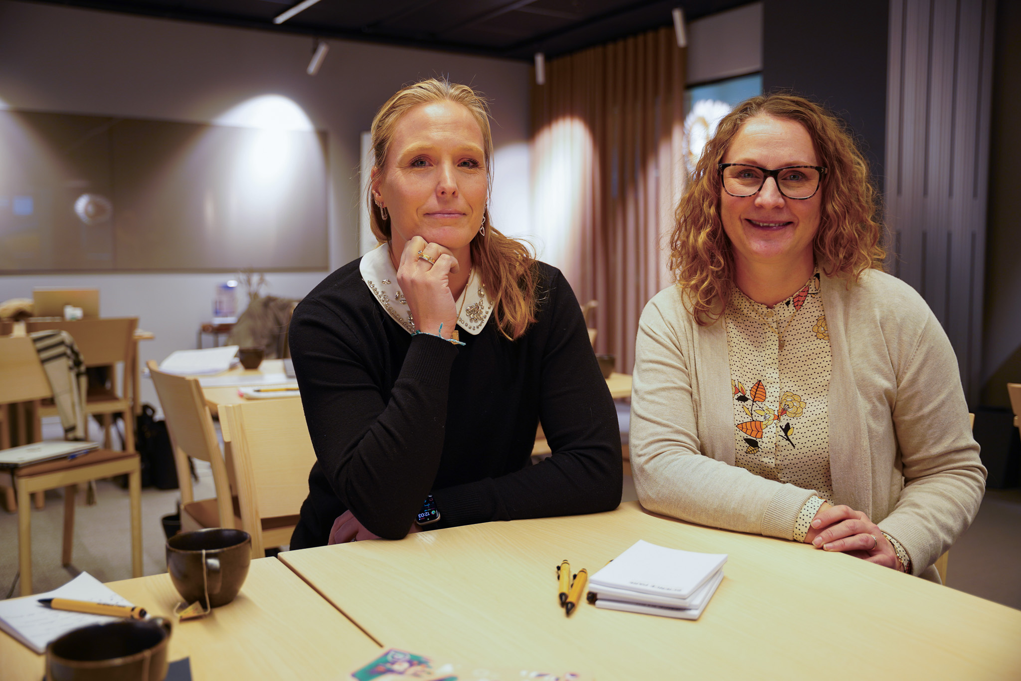 Lina Bjerke och Anette Johansson