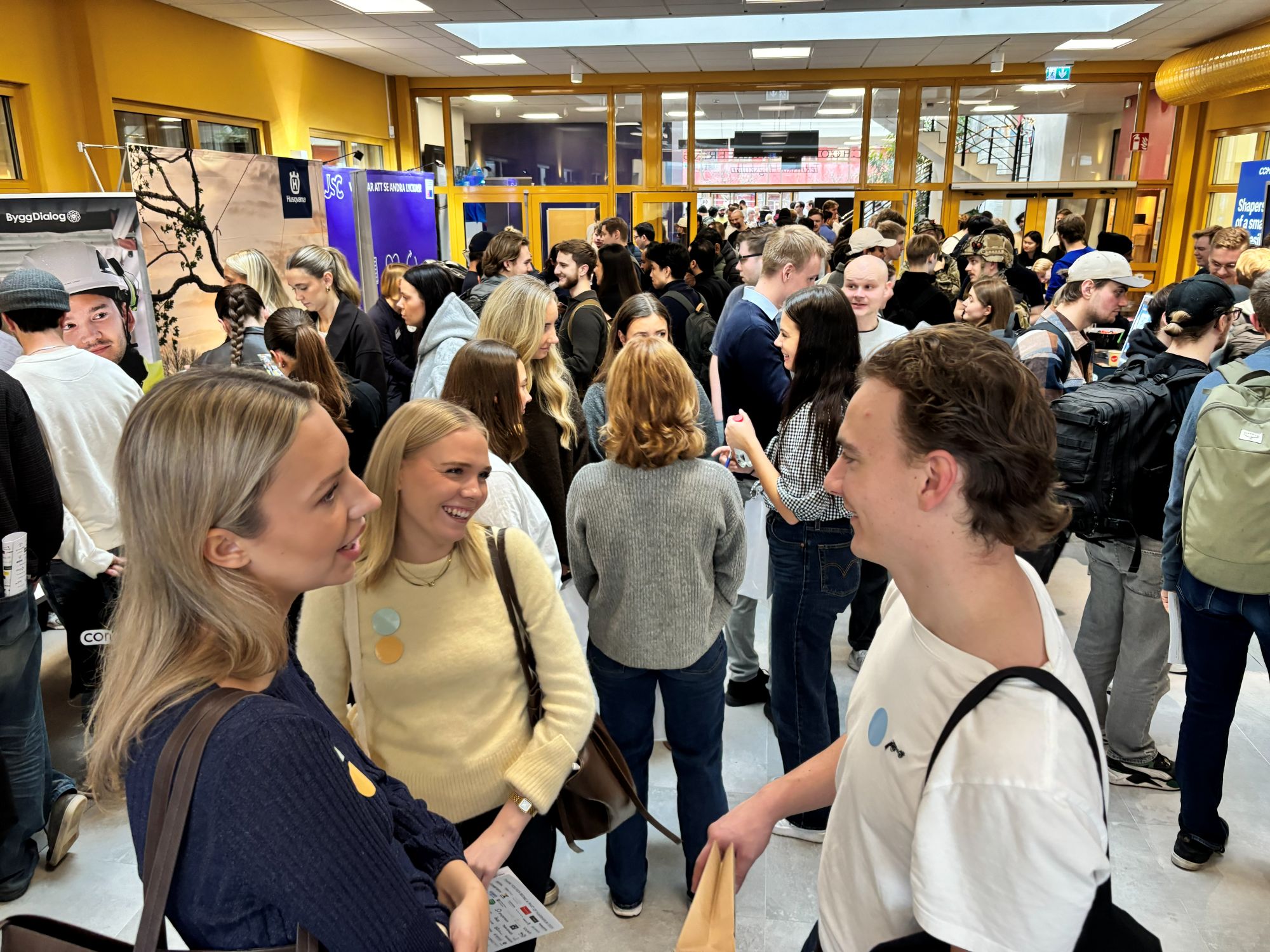 The career fair Karriärum at the School of Engineering.