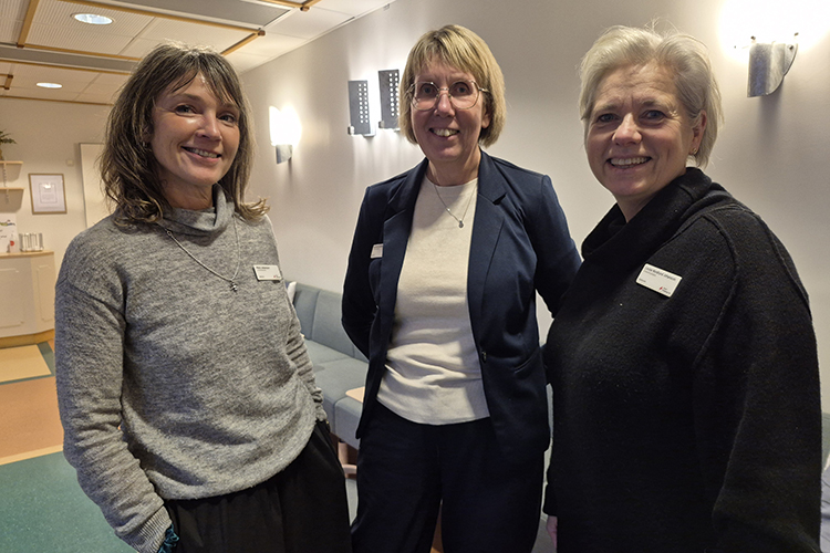 Maria Johansson, Louise Nordlund Johansson och Susanne Lundblad