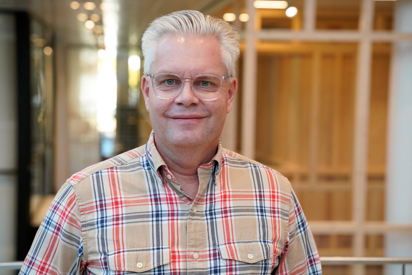 Mikael Ronder, chairman of Automation Småland, in Science Park Towers in Jönköping.